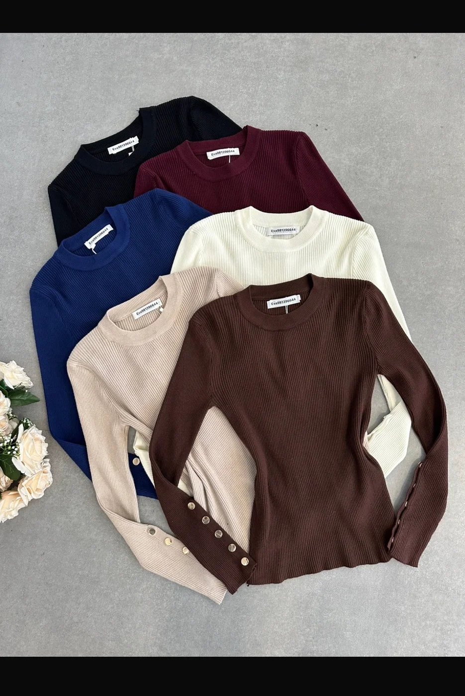 Blusa Manga Longa com Botão